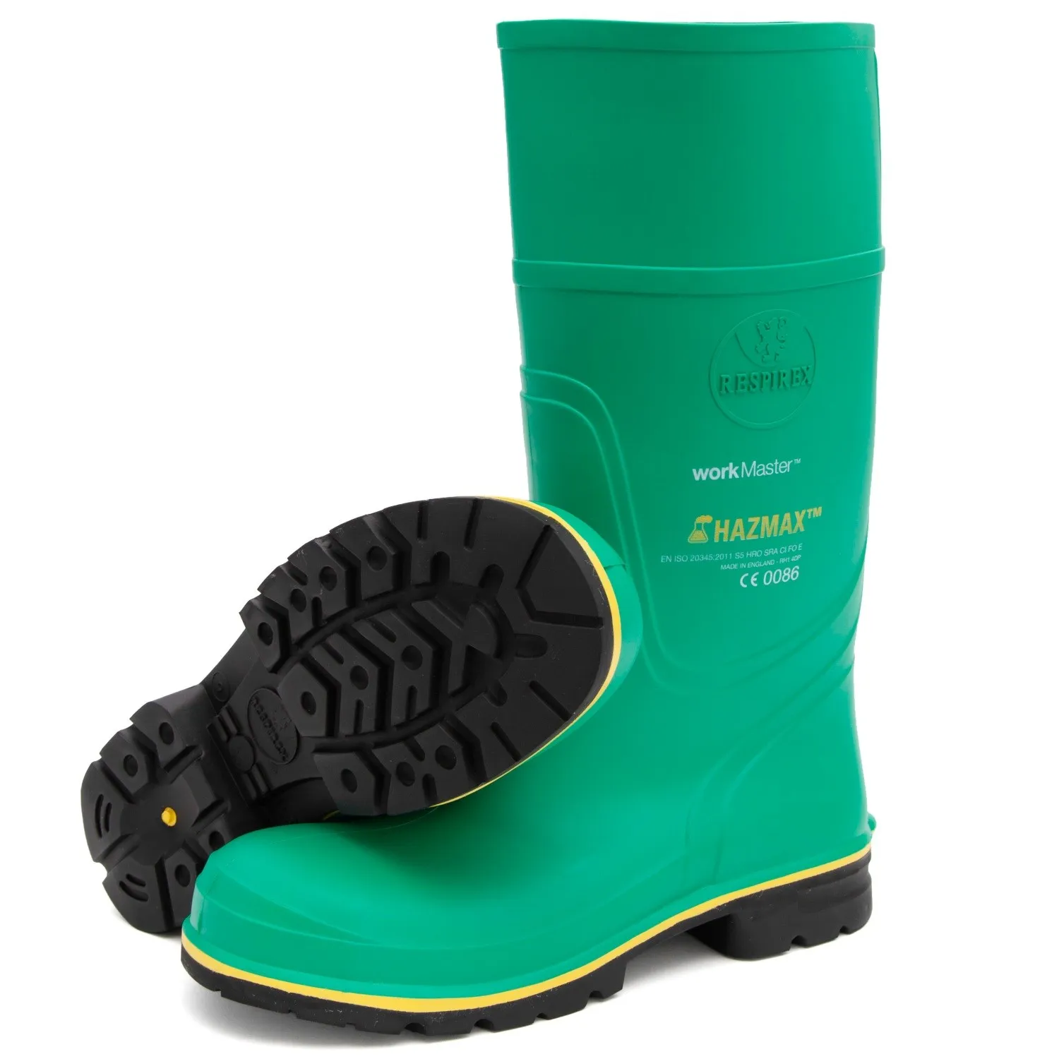 Scarponcini antinfortunistici RESPIREX da  Unisex, col. Verde