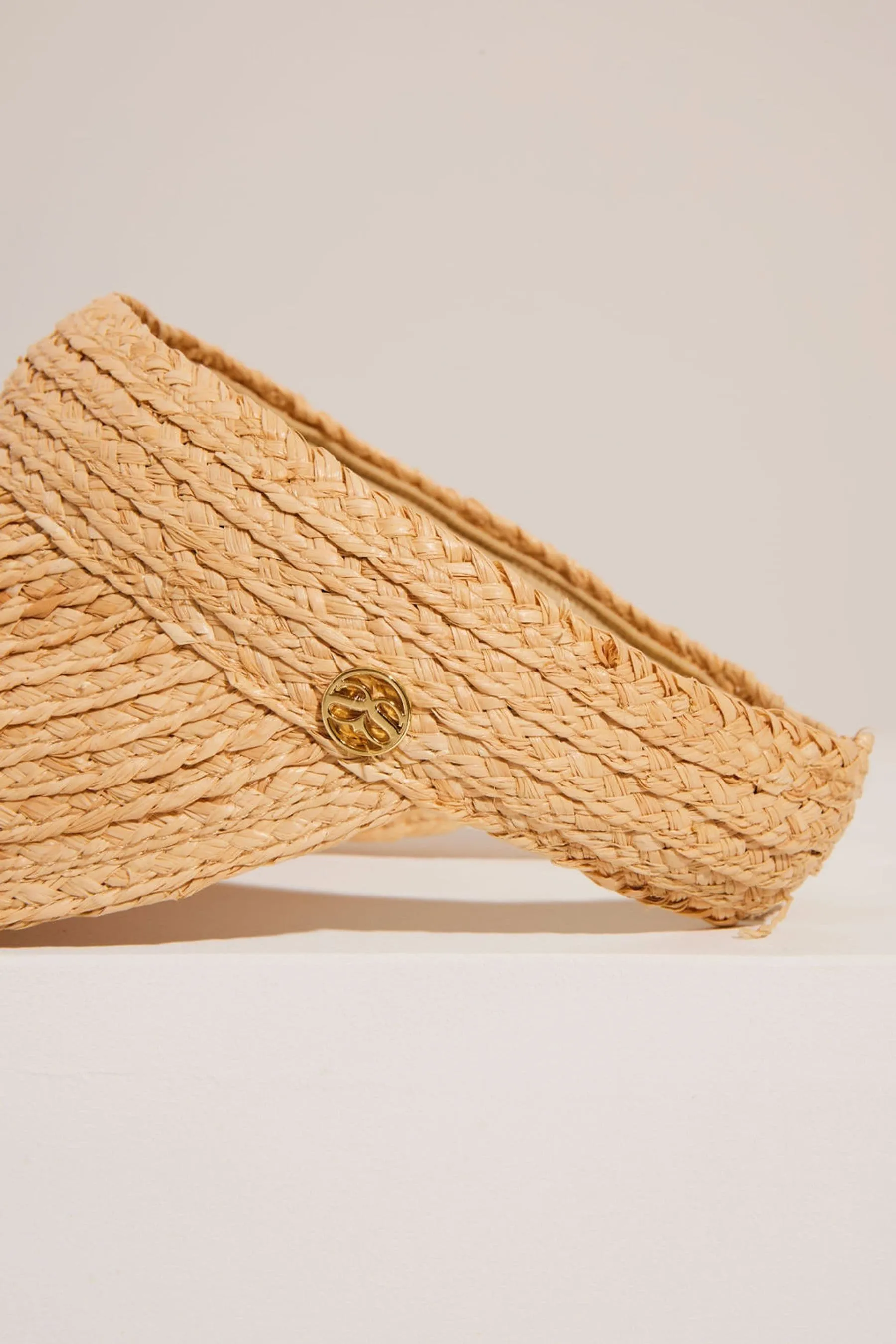 Seaspray Naturale - Visiera parasole in rafia