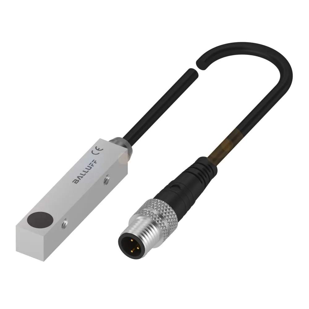 Sensore di prossimità a parallelepipedo BALLUFF, M8, rilevamento 2 mm, 10 → 30 V CC