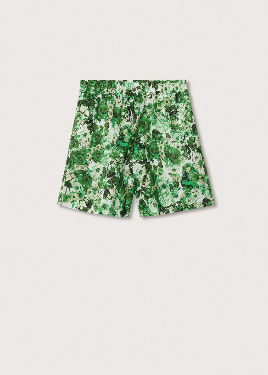 Short stampa floreale