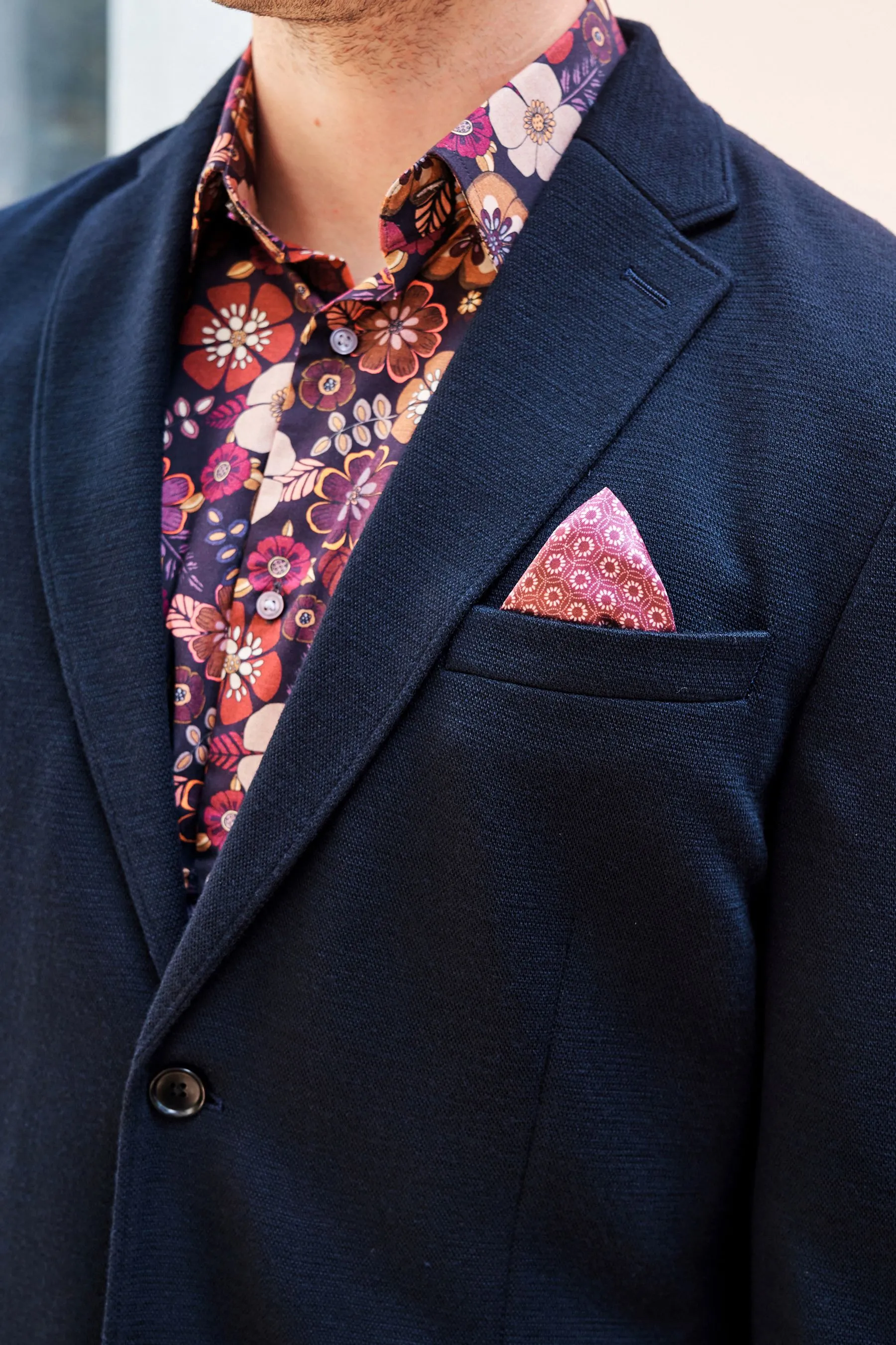 Signature - Blazer Blend in jersey e lana italiana    
