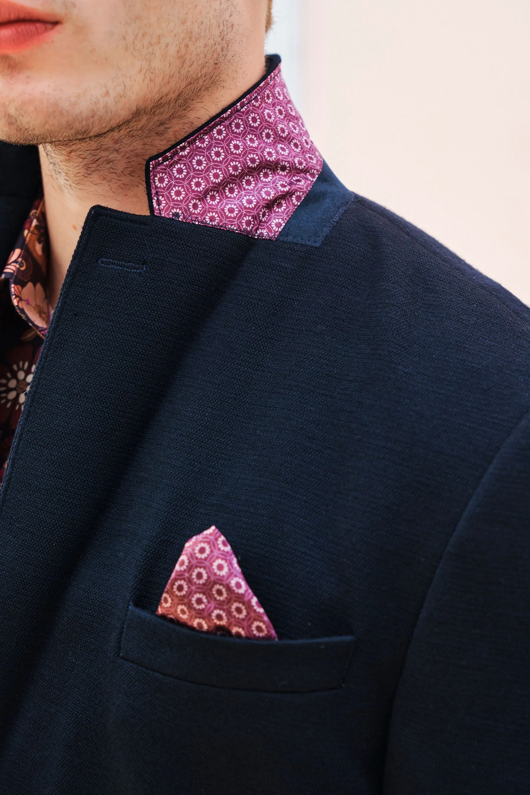 Signature - Blazer Blend in jersey e lana italiana    