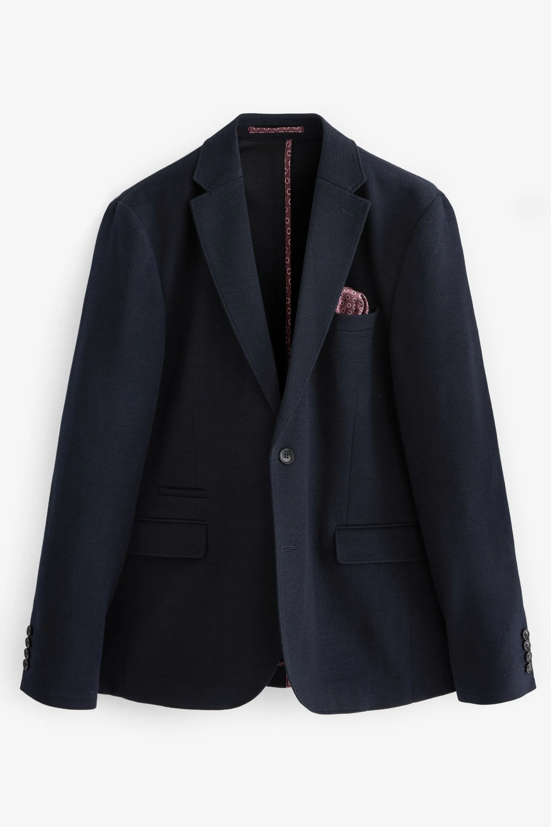 Signature - Blazer Blend in jersey e lana italiana    
