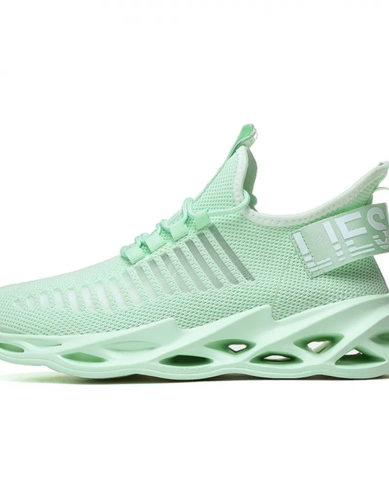 Sneakers Scarpe da uomo Scarpe da corsa leggere in tessuto elasticizzato traspirante