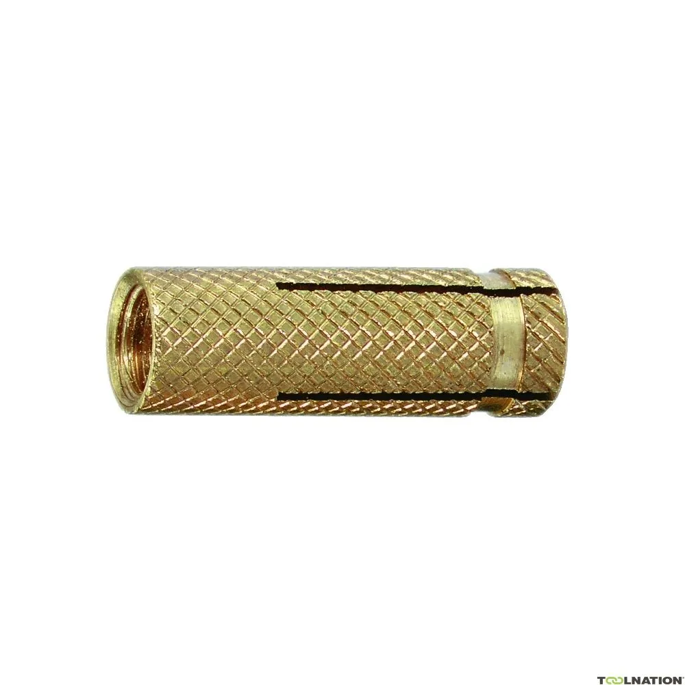 Spit Fissaggi 062460 Spit M8 x 28 Laiton Ancoraggio a impatto Ottone Zincato 100 pezzi