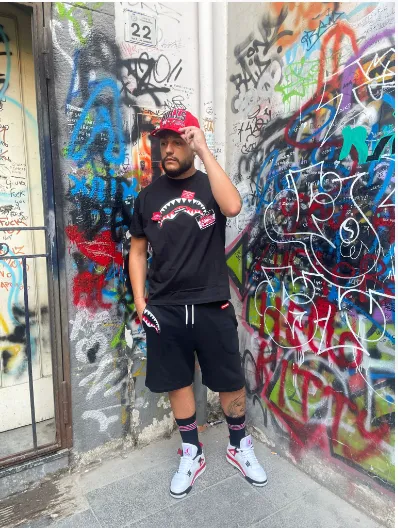 Sprayground T shirt Label Shark