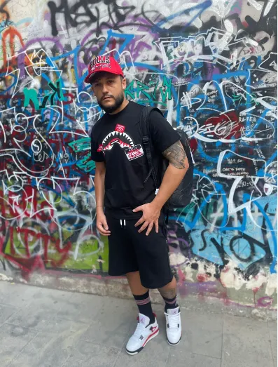 Sprayground T shirt Label Shark