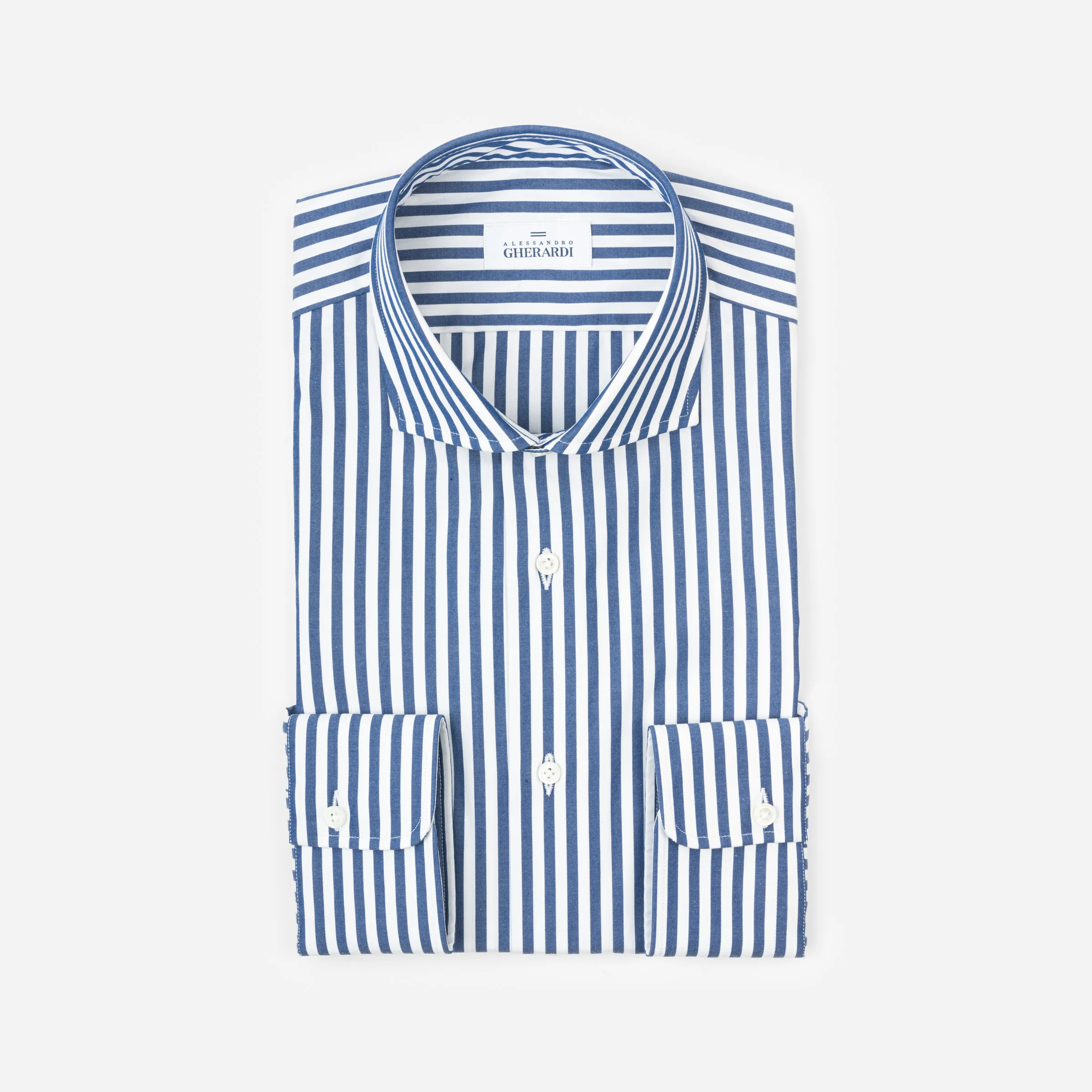 Striped cotton shirt
