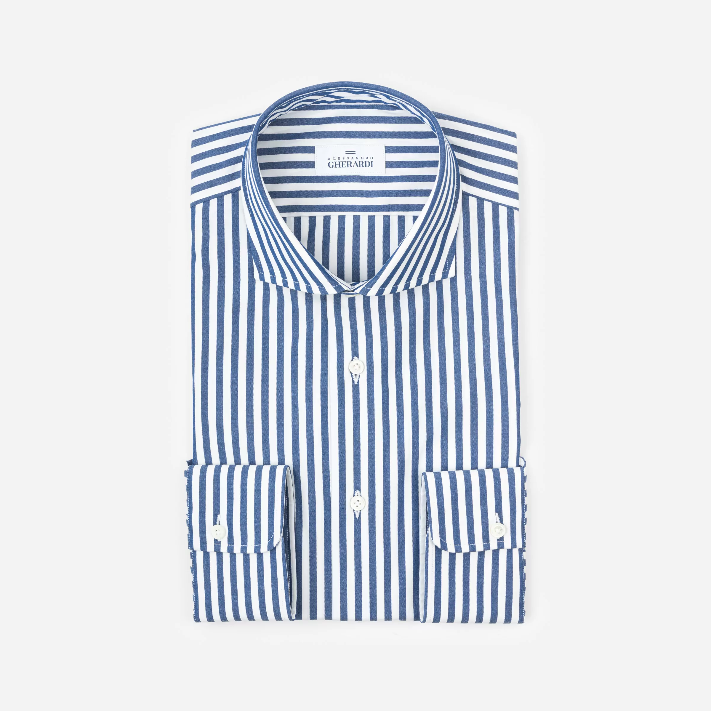 Striped cotton shirt