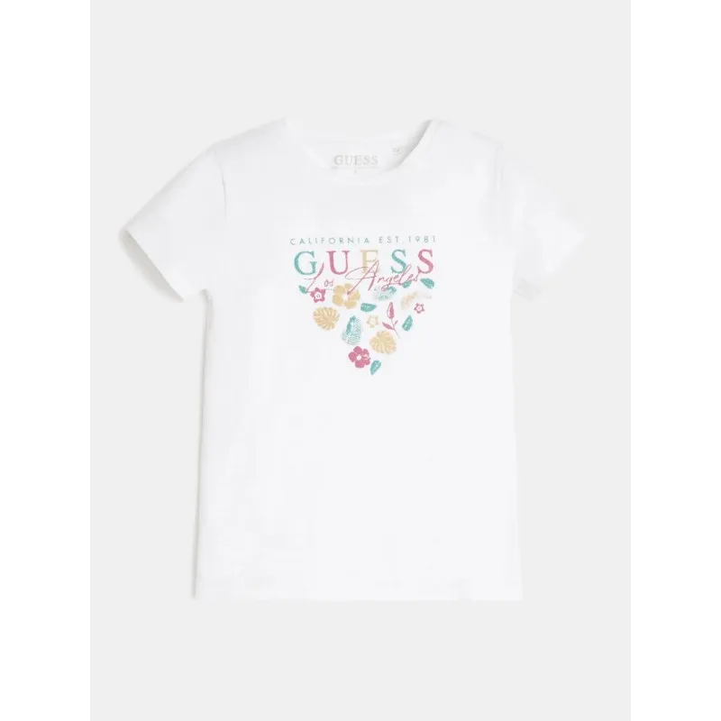 T-SHIRT MANICHE CORTE CON STAMPA PER BAMBINI GUESS