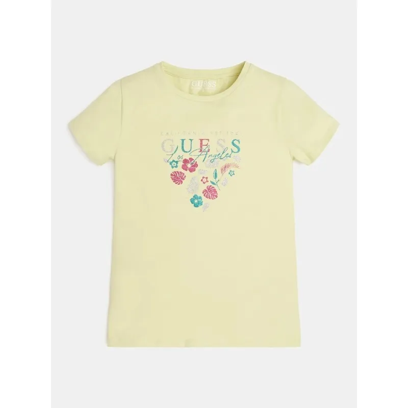 T-SHIRT MANICHE CORTE CON STAMPA PER BAMBINI GUESS