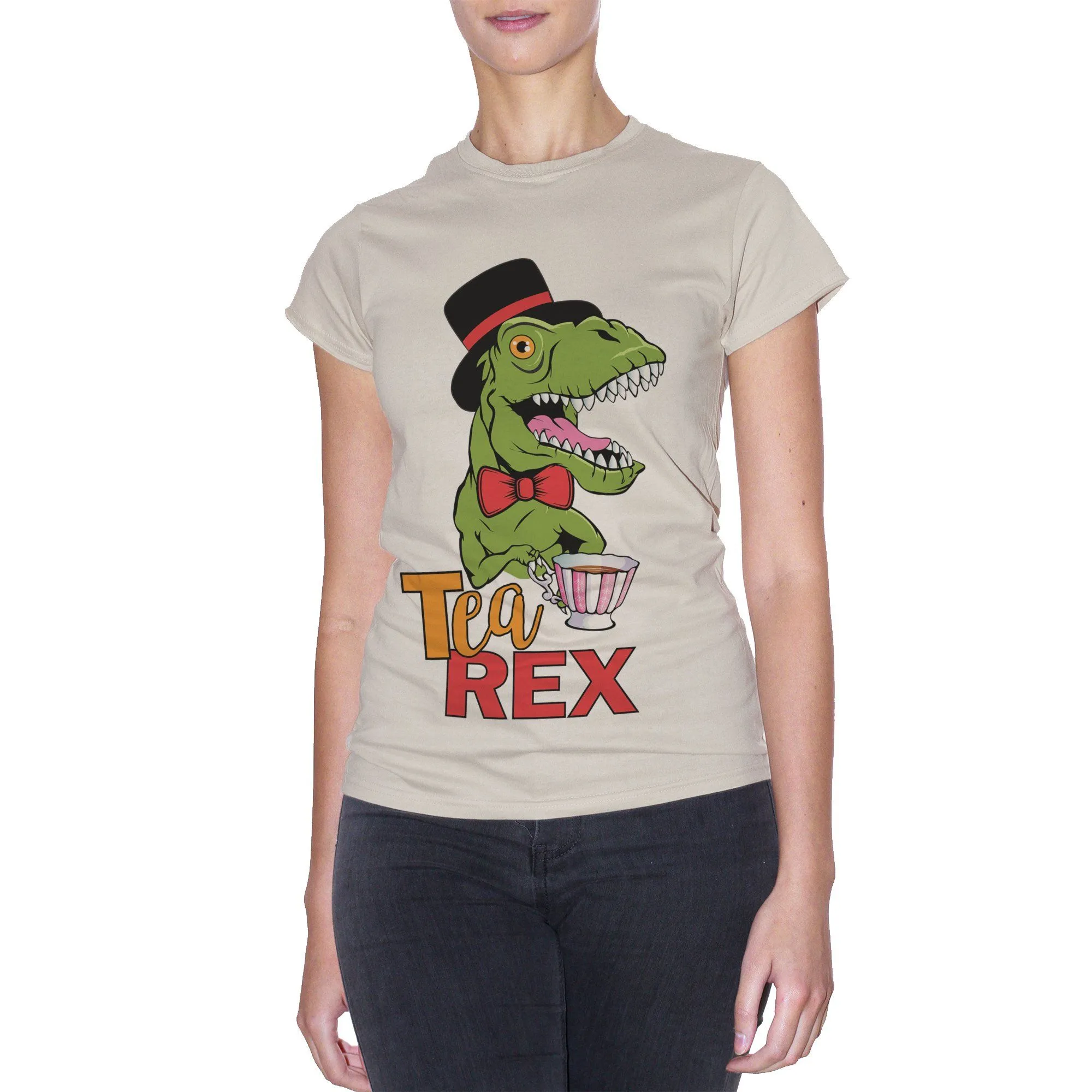 T-Shirt T Rex Tea Lover - SOCIAL