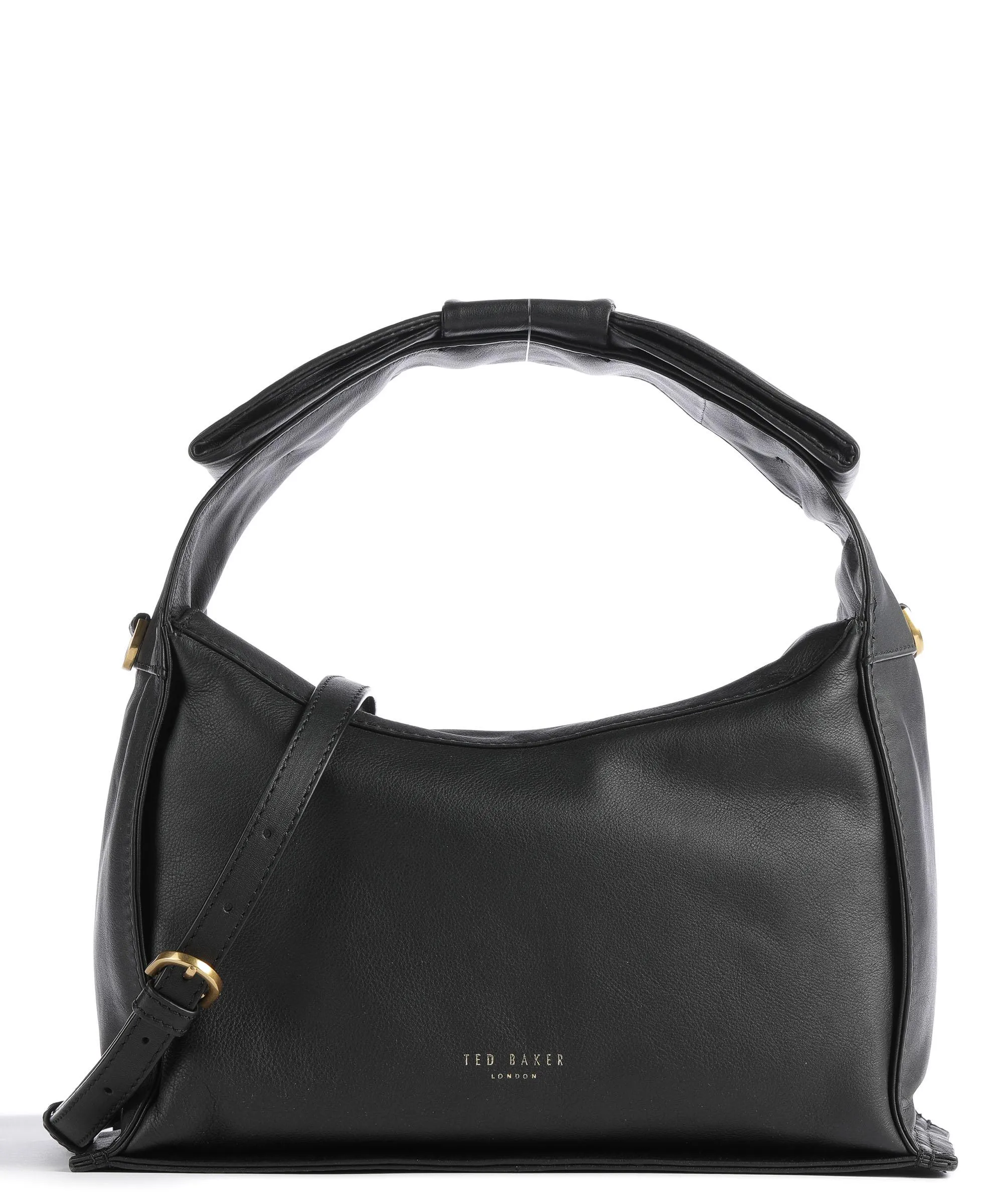  Ted Baker Niasin Borsa a spalla morbida pelle bovina nero  