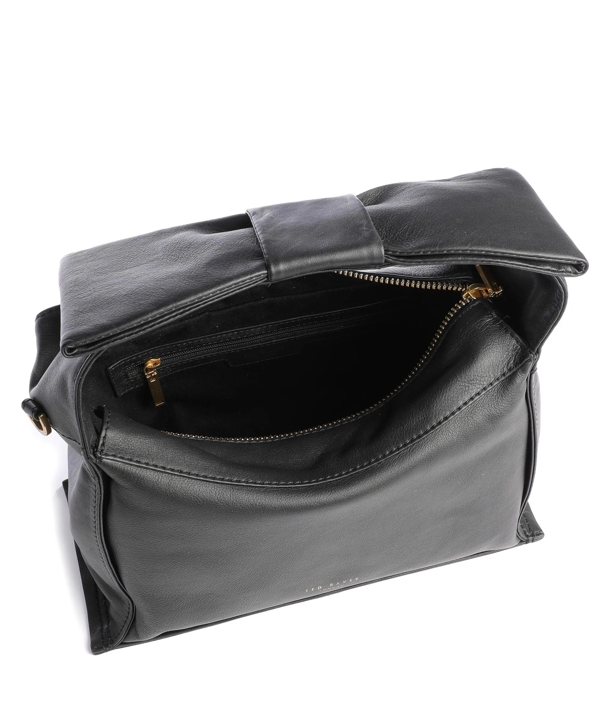  Ted Baker Niasin Borsa a spalla morbida pelle bovina nero  