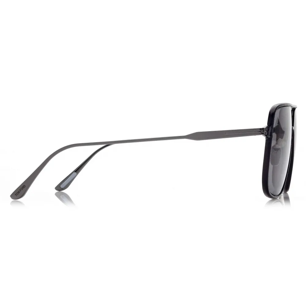 Tom Ford - Cliff Sunglasses - Occhiali da Sole Navigator - Nero - FT1015 - Occhiali da Sole - Tom Ford Eyewear