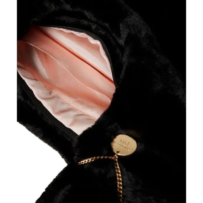 Twinset Borsa Hobo In Faux Fur