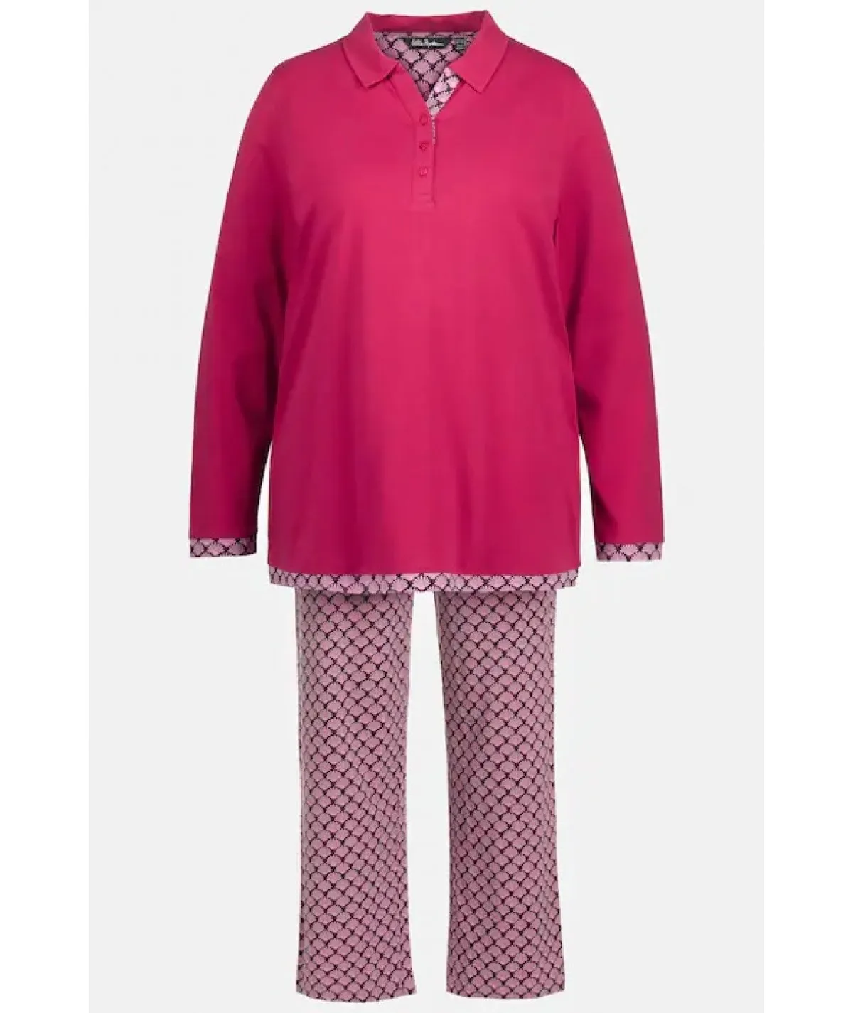 ULLA POPKEN PIGIAMA CURVY LUNGO PER DONNA E RAGAZZA TAGLIE COMODE