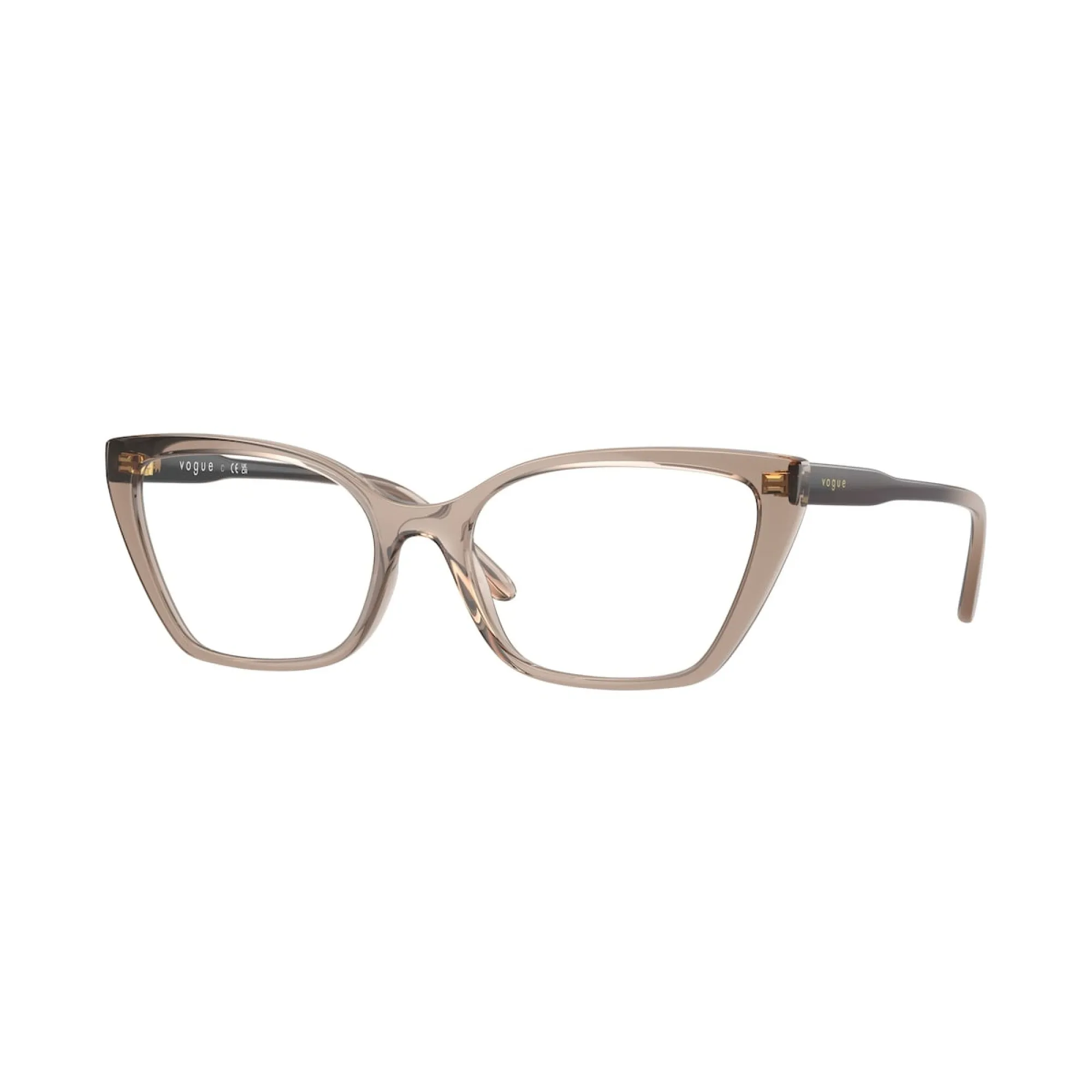   Vogue VO 5519 - 2940 Caramello Trasparente | Occhiale Da Vista Donna 