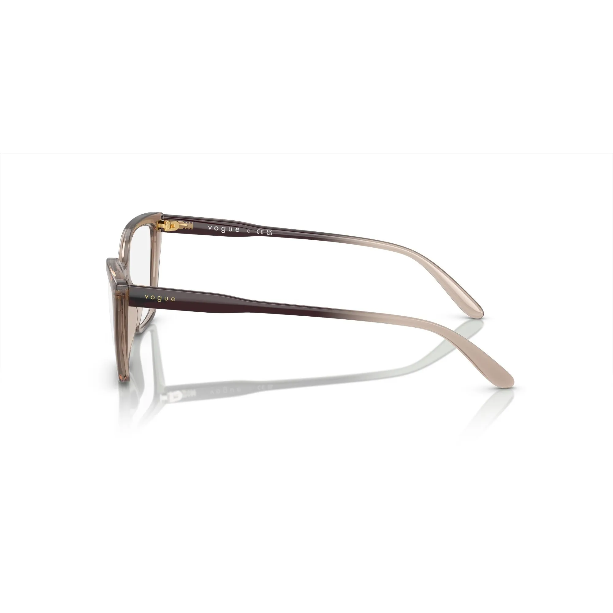   Vogue VO 5519 - 2940 Caramello Trasparente | Occhiale Da Vista Donna 