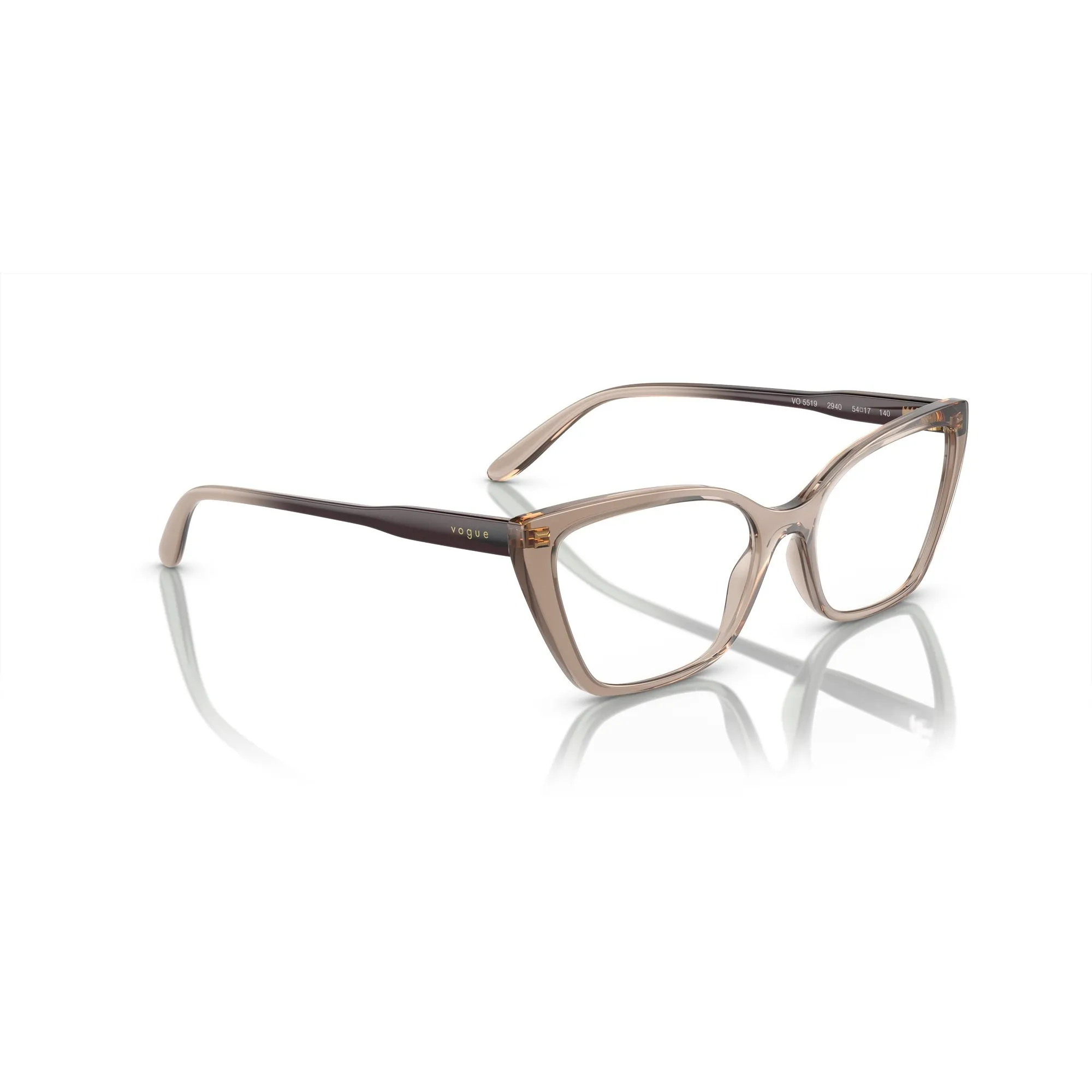   Vogue VO 5519 - 2940 Caramello Trasparente | Occhiale Da Vista Donna 