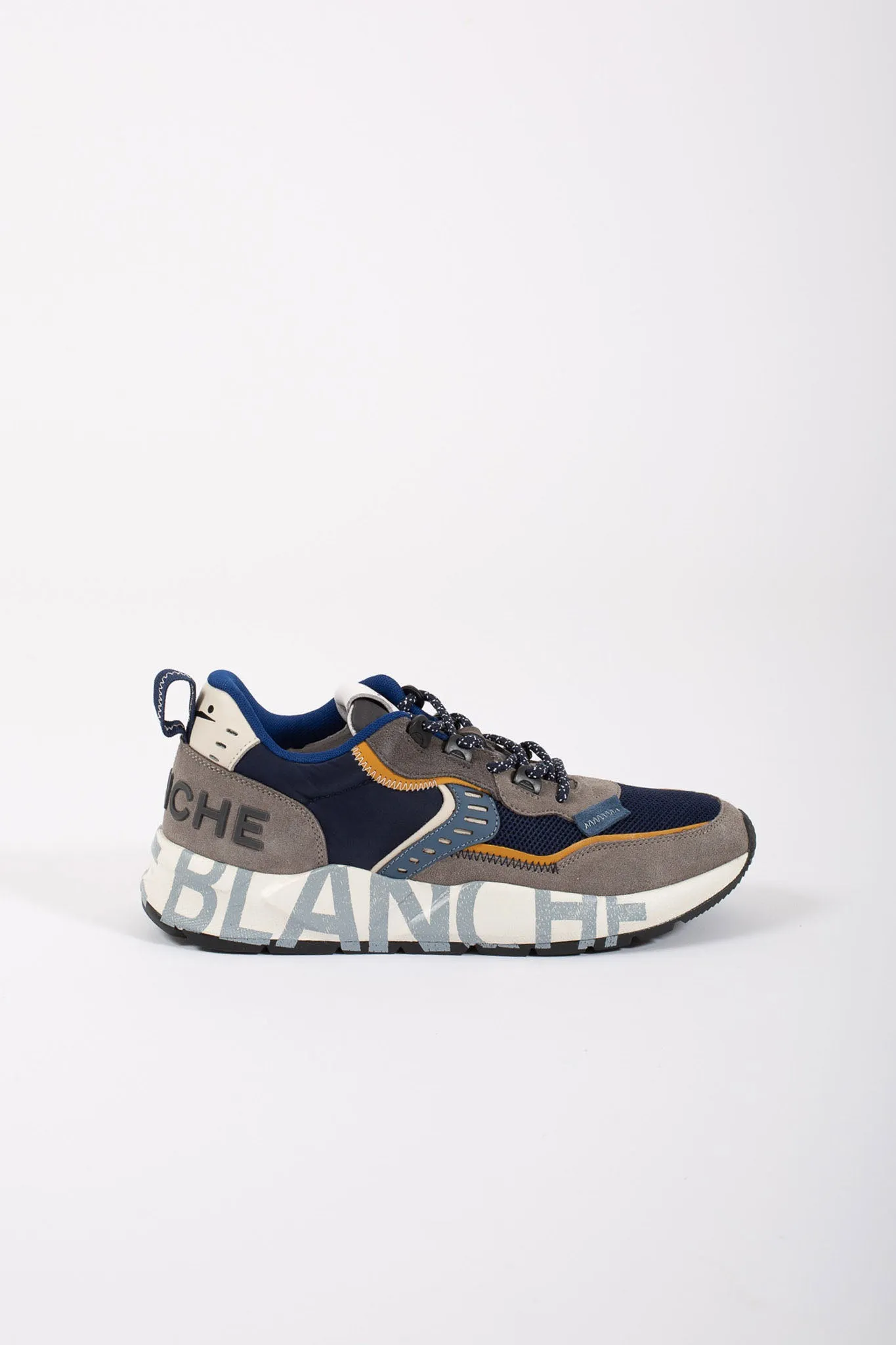 Voile Blanche Sneakers Suede/net/nylon Giallo Uomo
