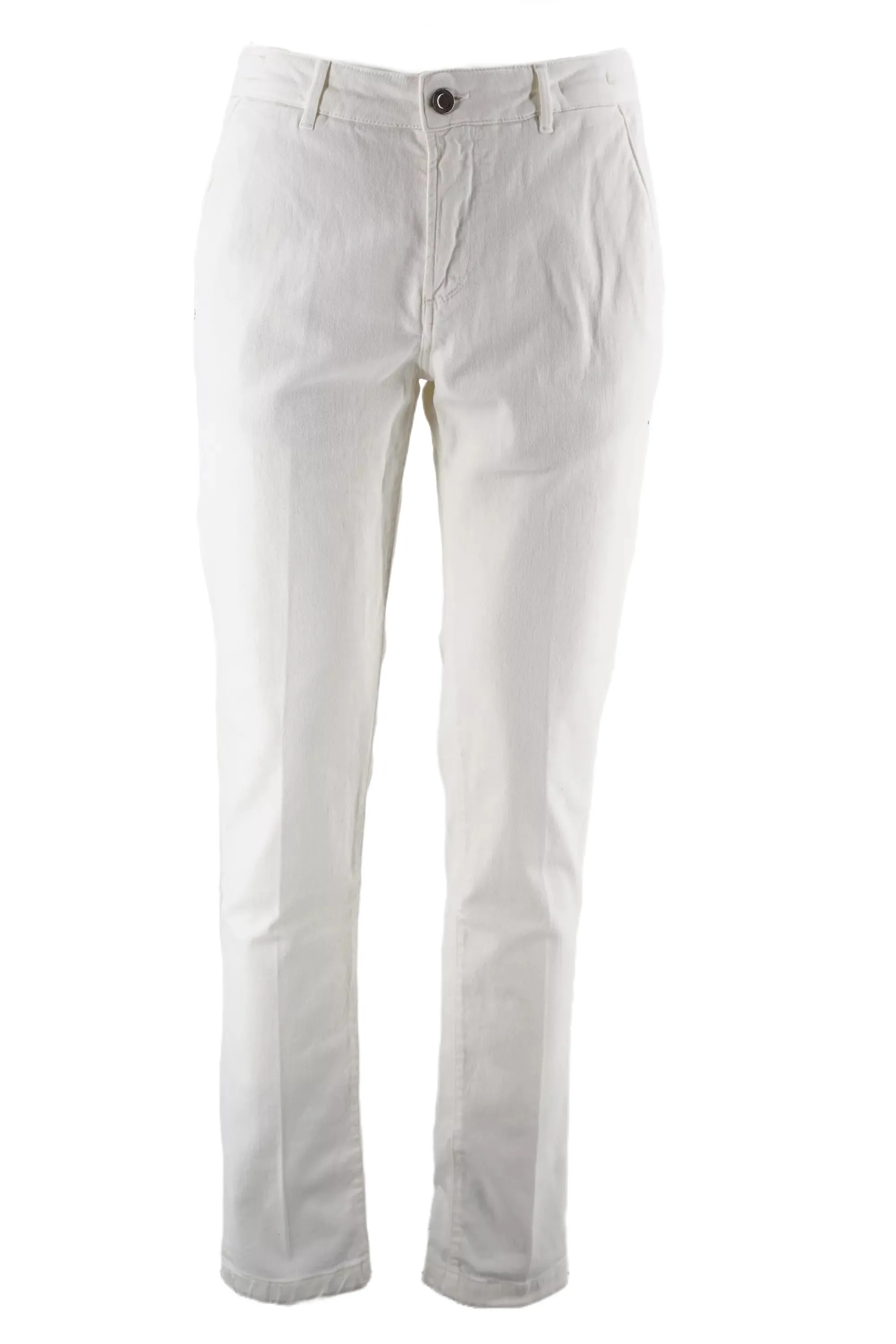 White Camouflage Chinos Trousers / White