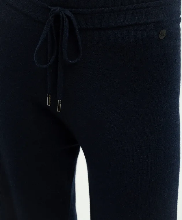 Woolrich Pantaloni della tuta blu con lana e cashmere CFWWTR0159FRUF0603
